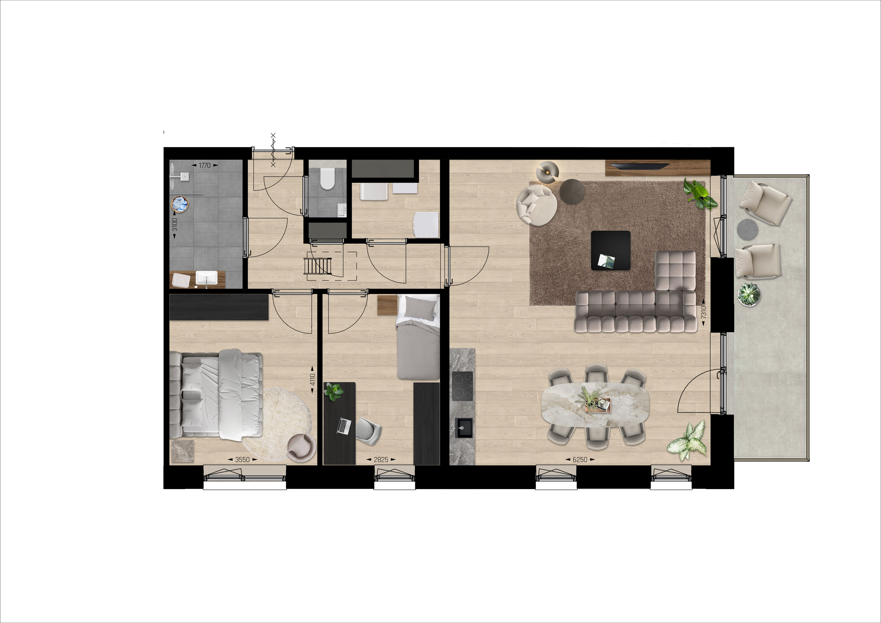 Plattegrond 1 van Graveur 6