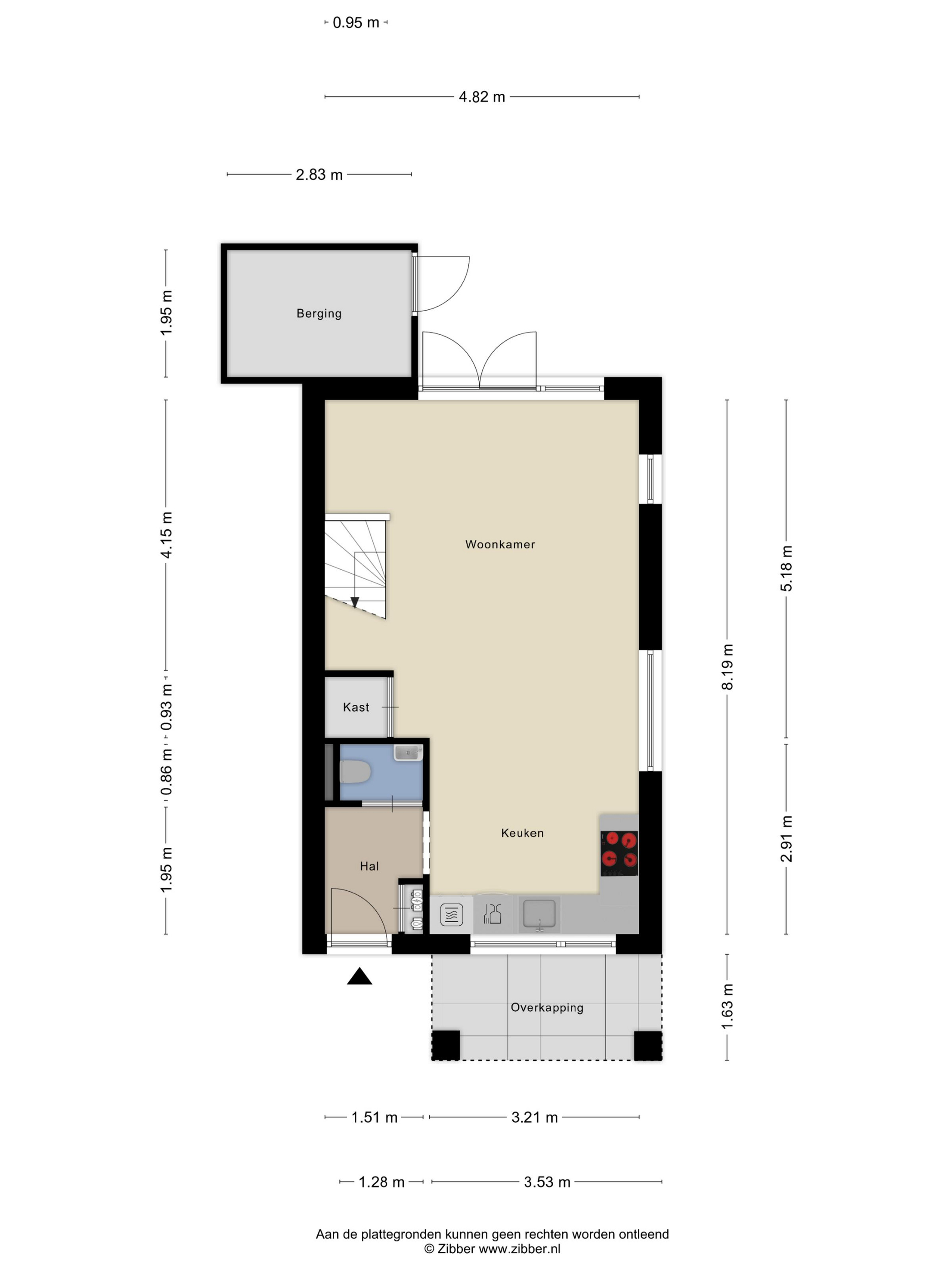 Plattegrond 1 van Watersnipweide 13