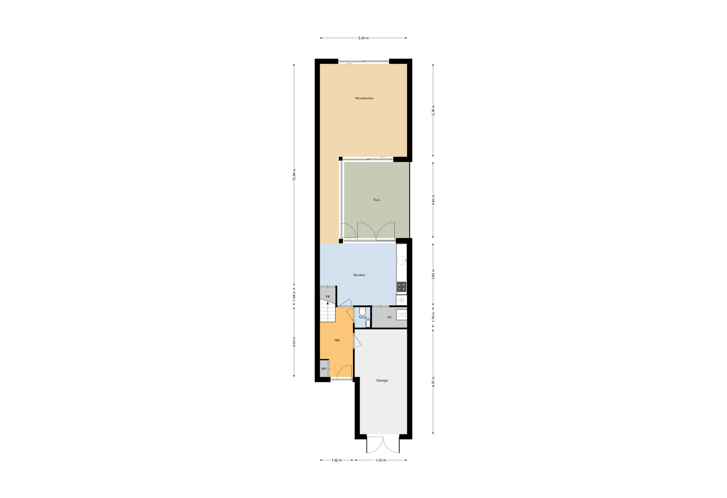 Plattegrond 1 van Vinkendaal 29