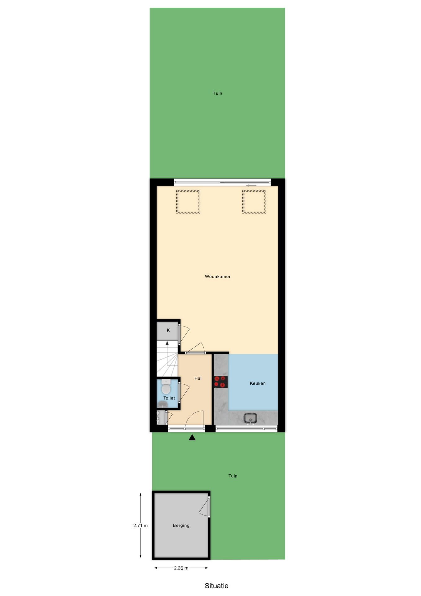 Plattegrond 1 van Coen Botrede 13