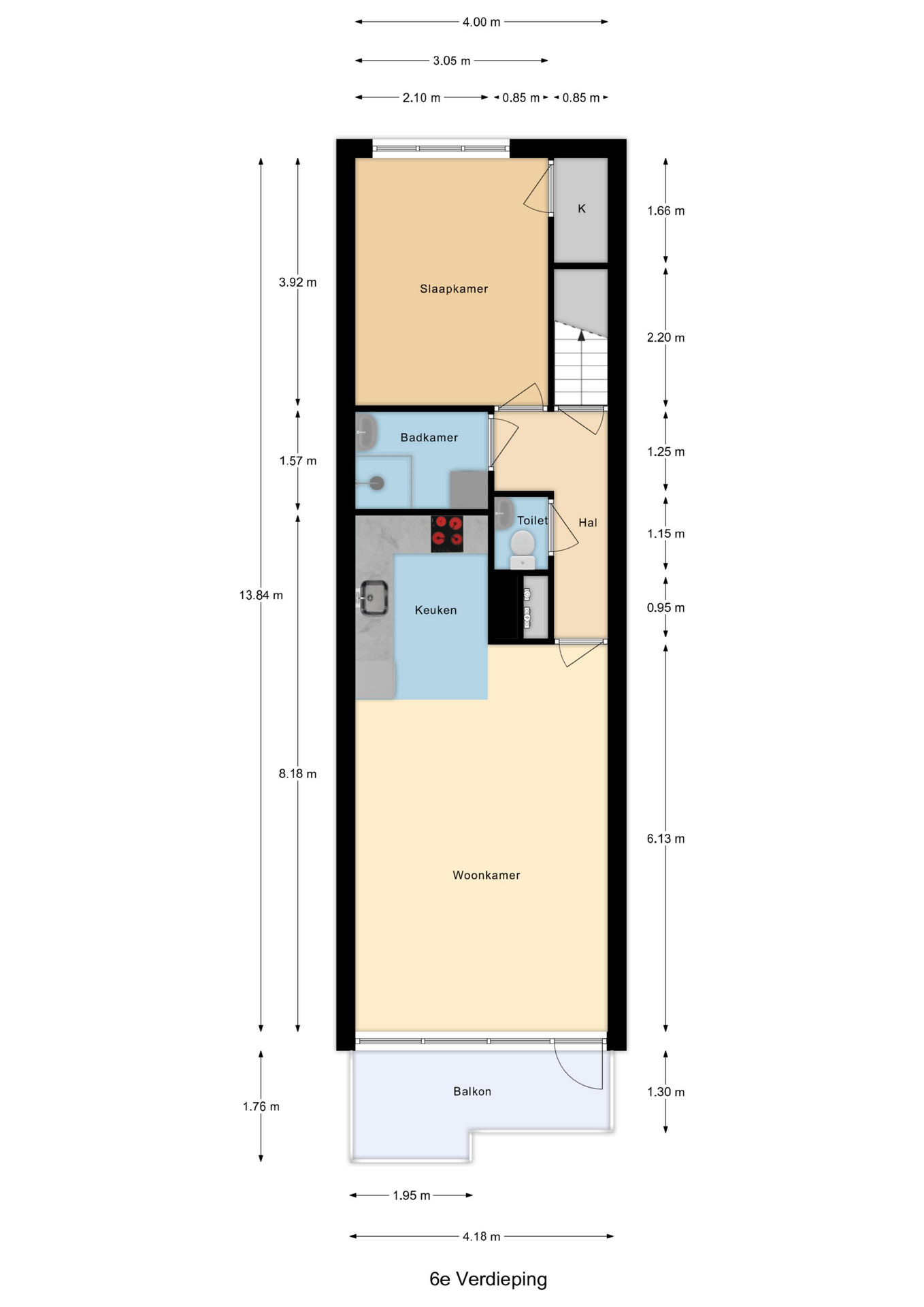 Plattegrond 1 van Voermanweg 656