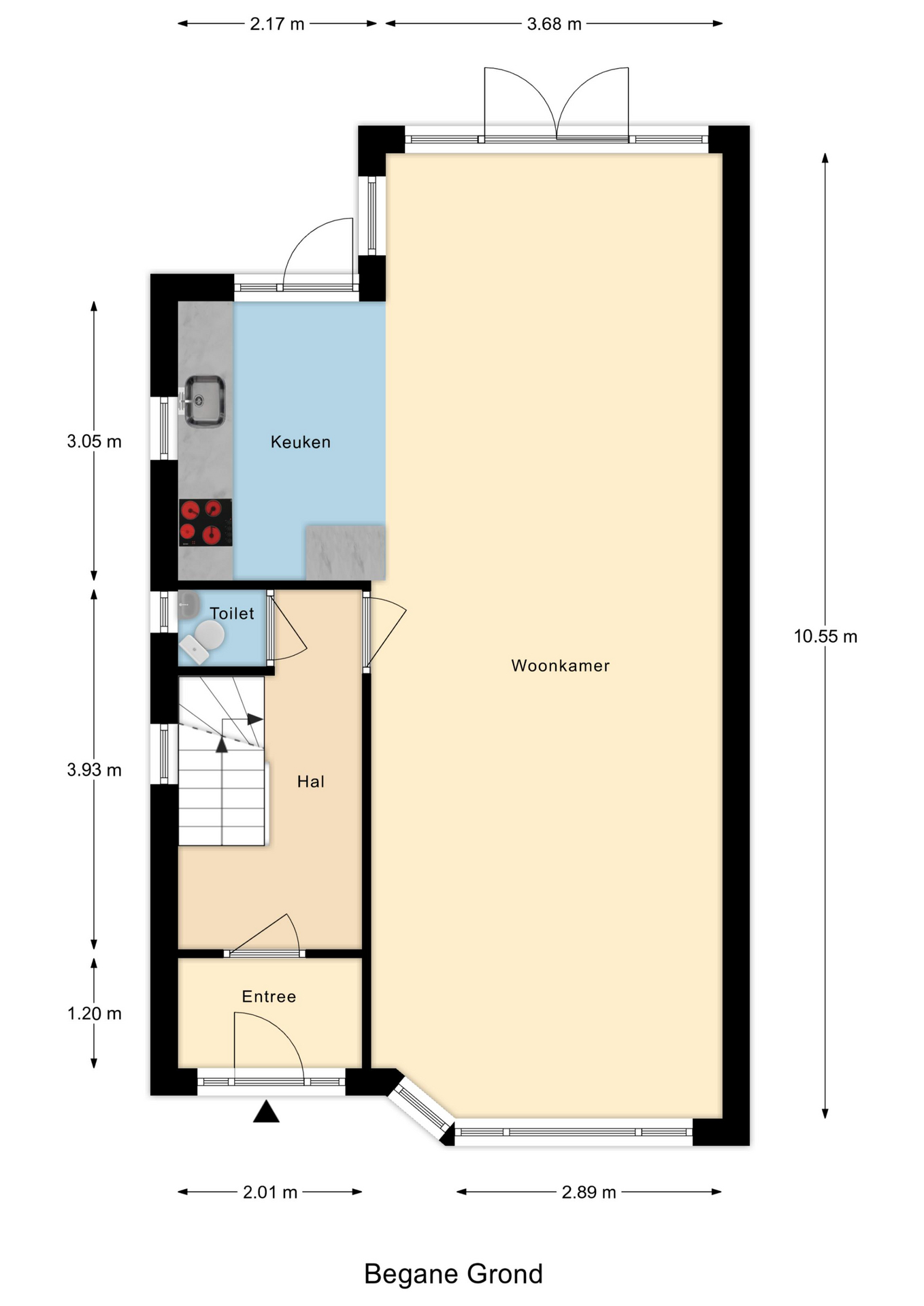 Plattegrond 1 van Adrianalaan 339