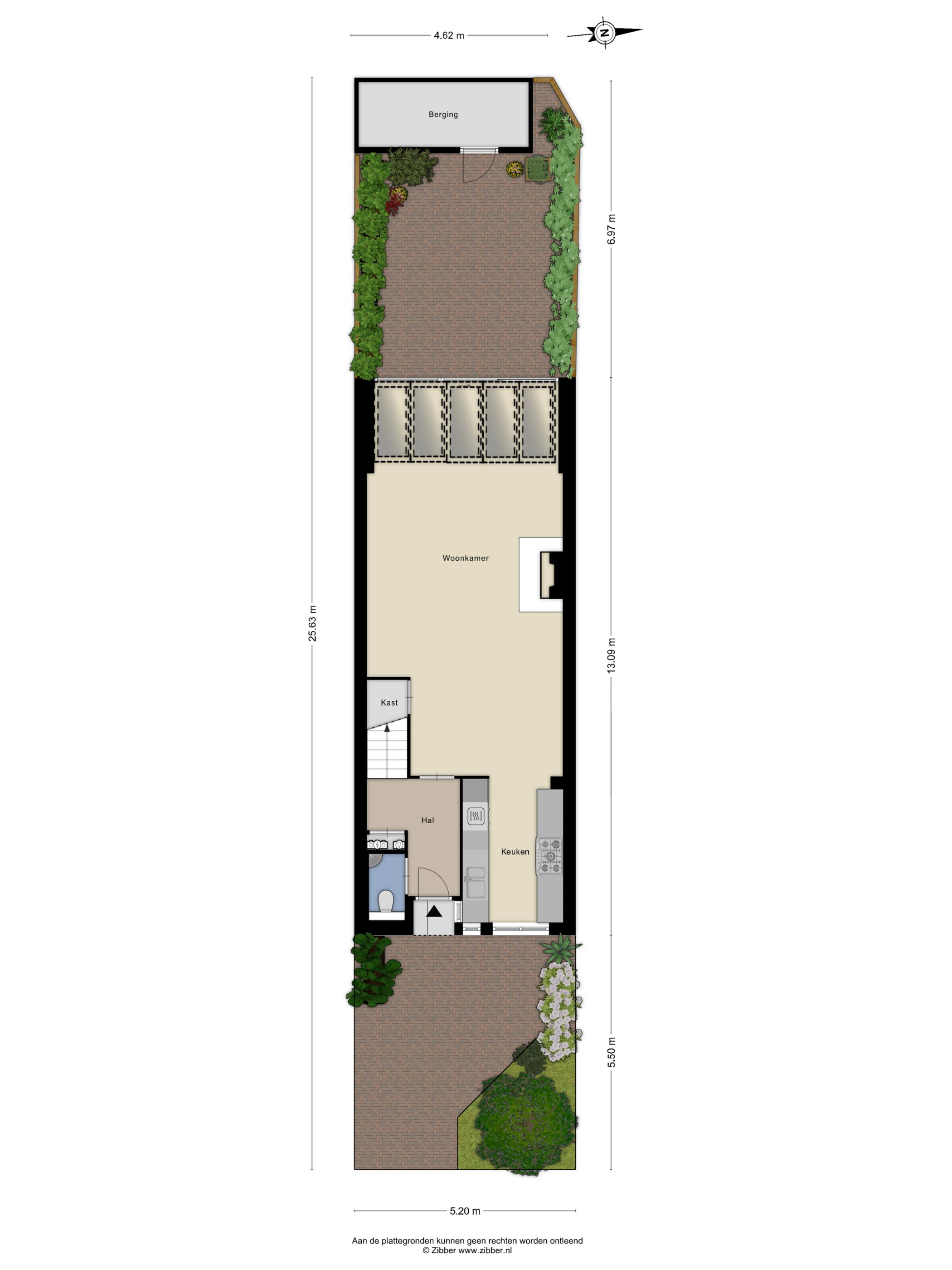 Plattegrond 1 van Vlietenburg 10