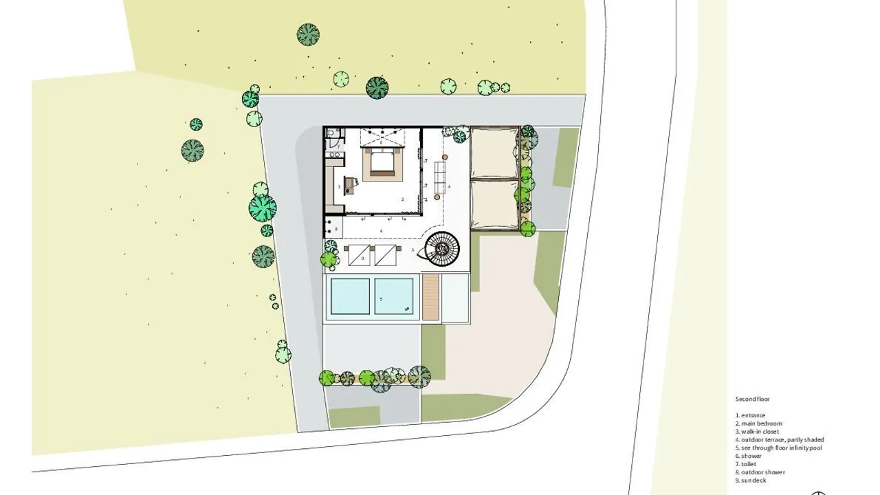 Plattegrond 3 van Jan Sofat villa 237