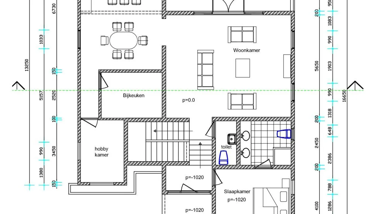 Floor plan 1 of Grote Berg 32-Q