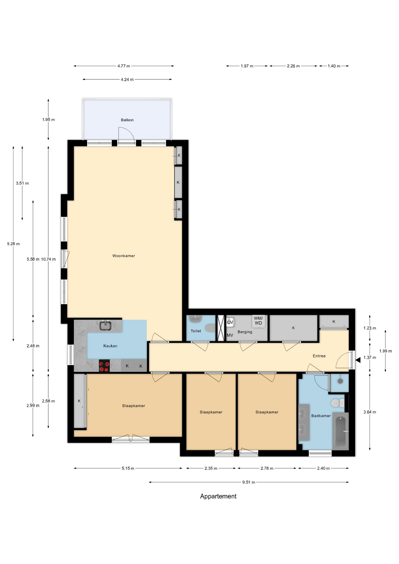 Plattegrond 1 van Elisabethhof 53