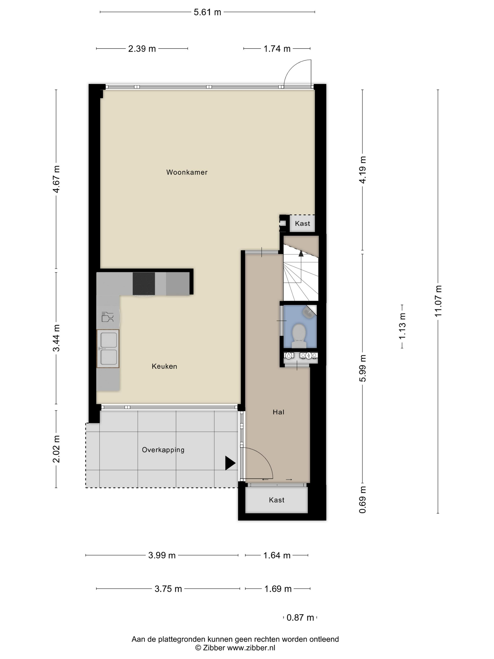 Plattegrond 1 van Haverveld 37