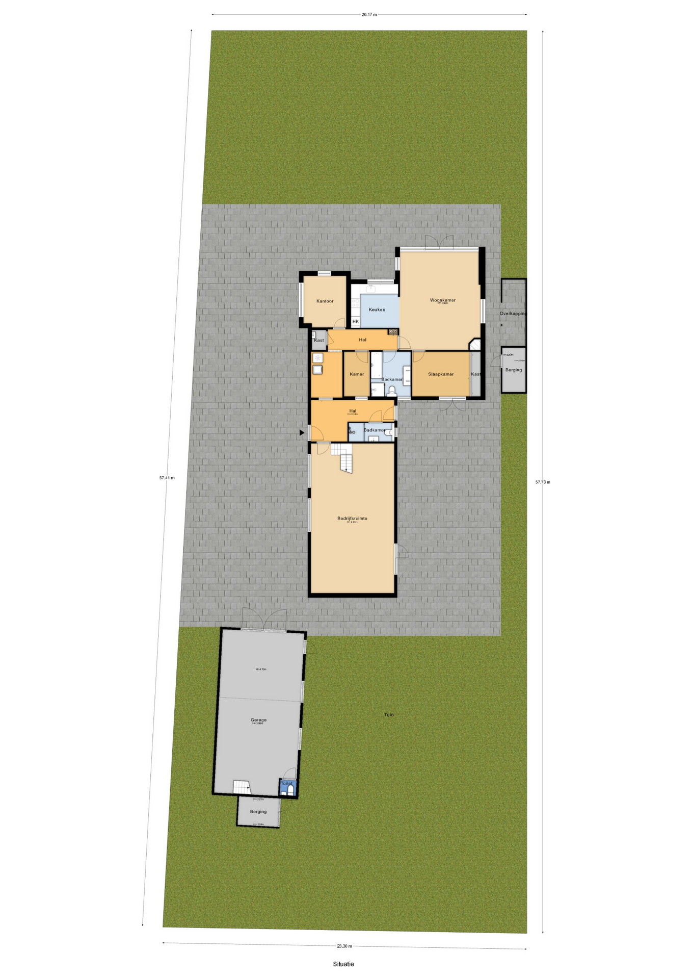 Plattegrond 1 van Molendijk 30b