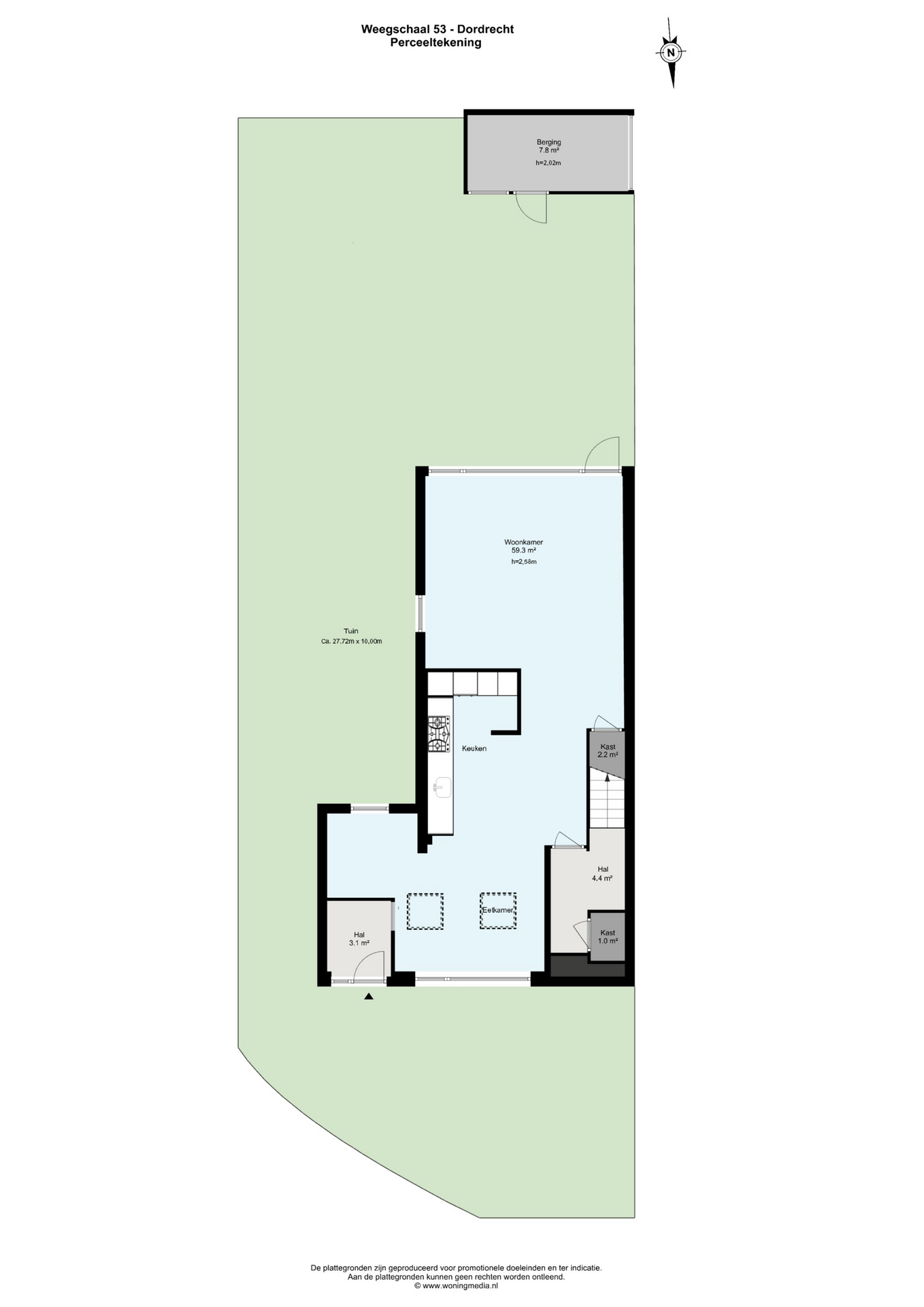 Plattegrond 1 van Weegschaal 53
