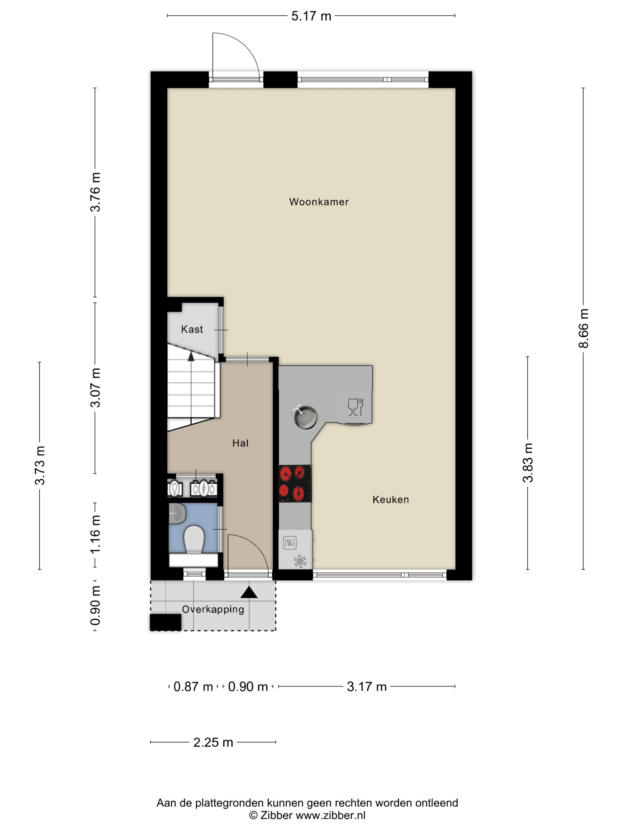 Plattegrond 1 van Goudvink 35