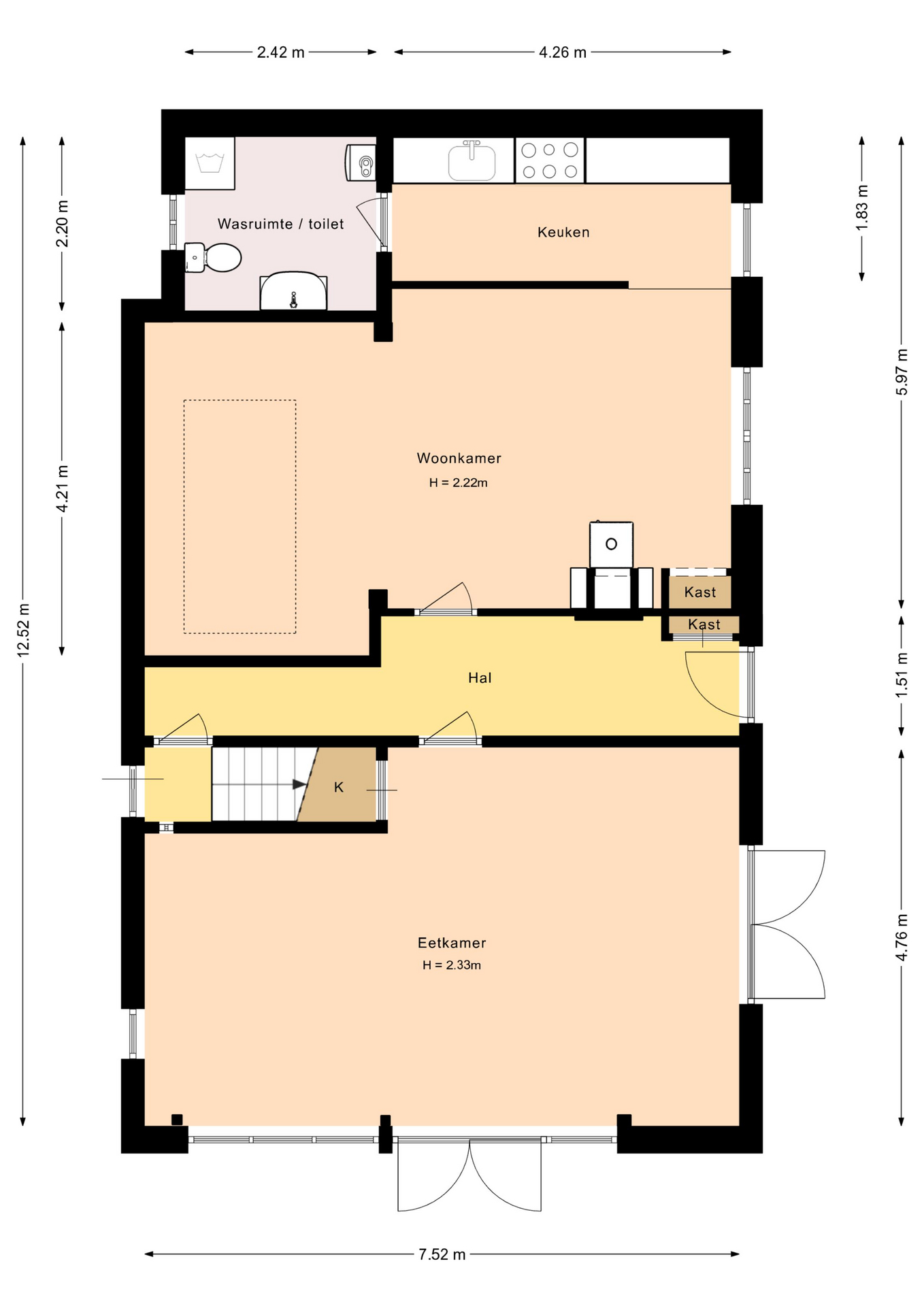Plattegrond 1 van Elba 1