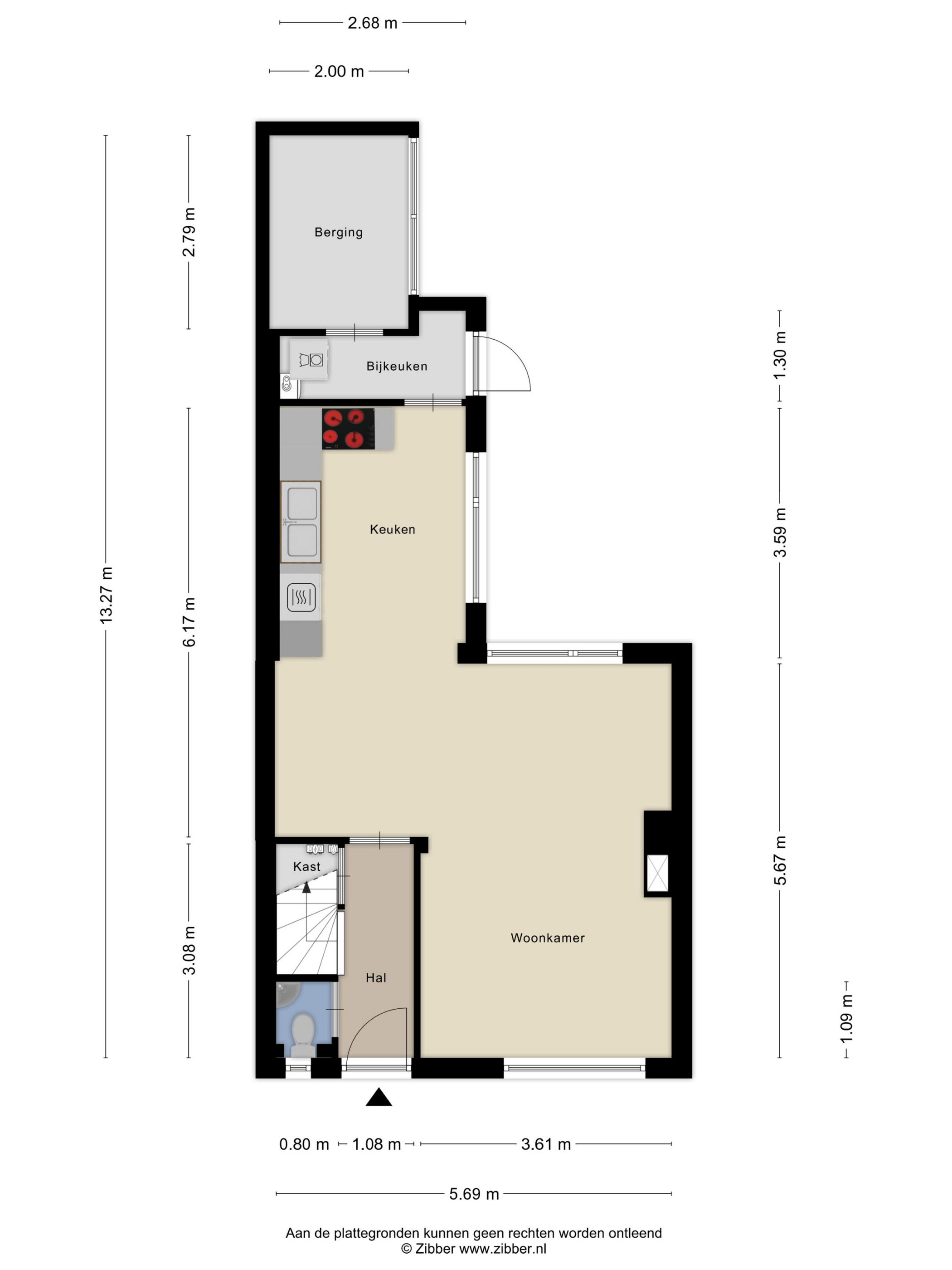 Plattegrond 1 van Dr. Colijnstraat 43