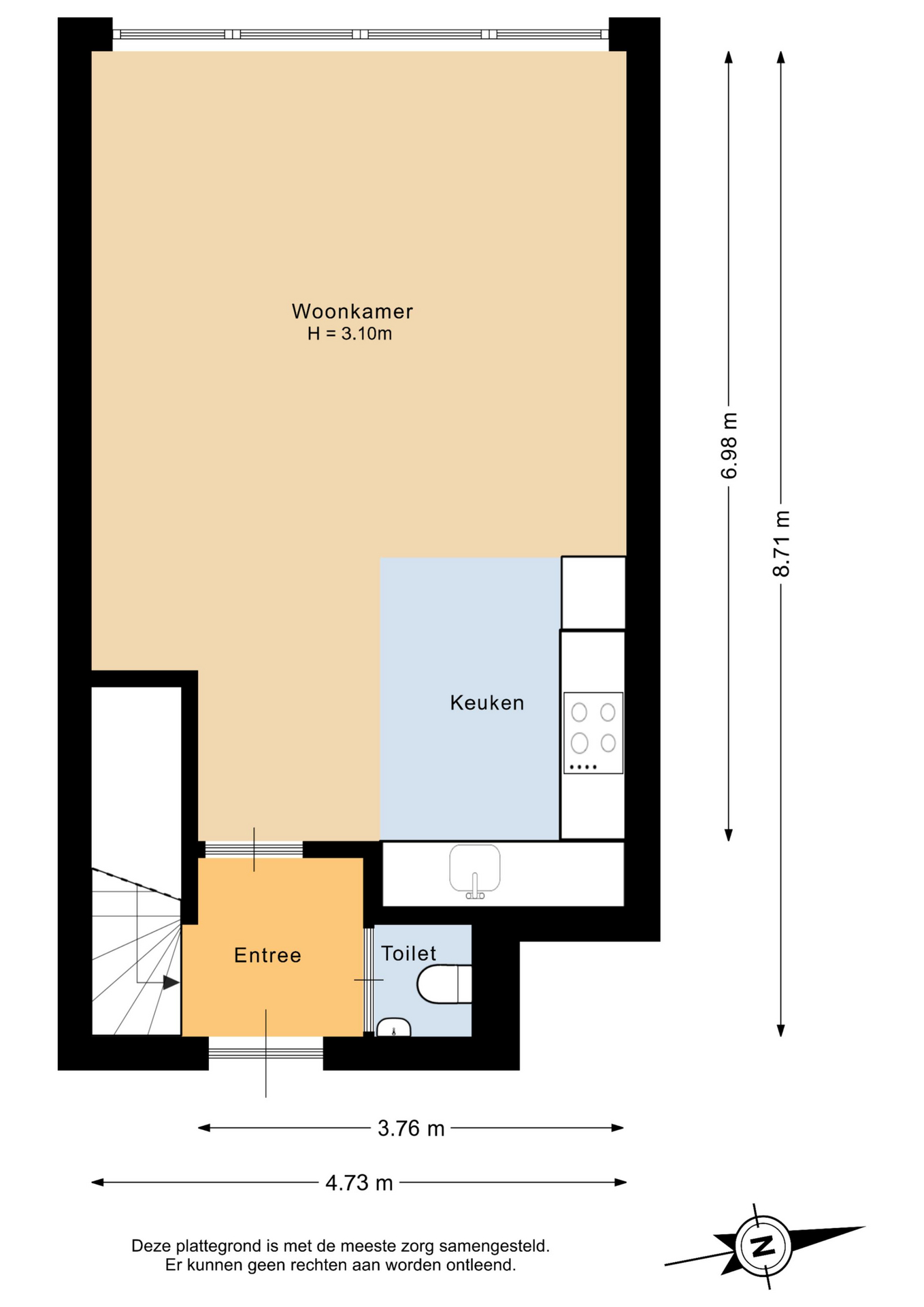 Plattegrond 1 van Koningsdreef 3