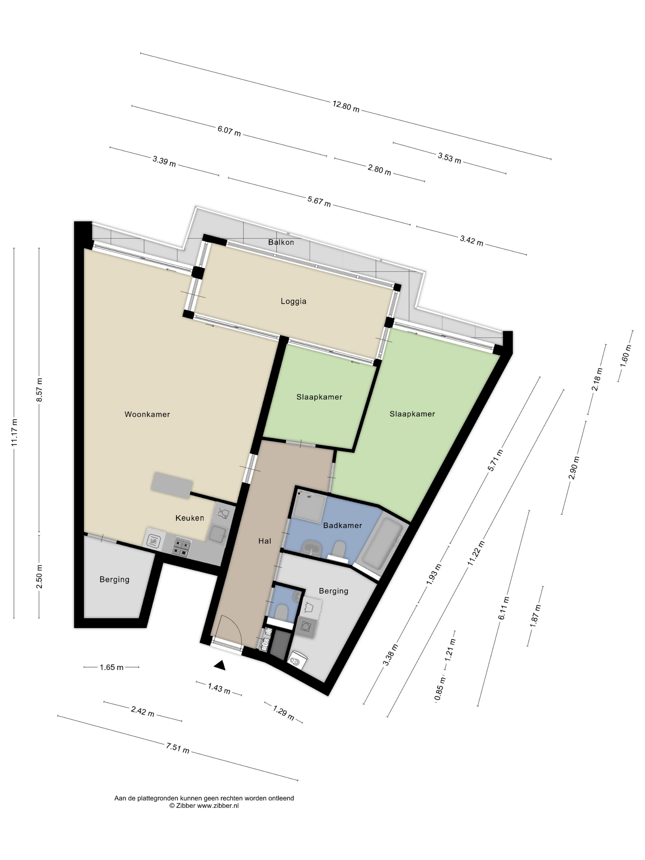 Plattegrond 1 van Sluismeesterslag 42