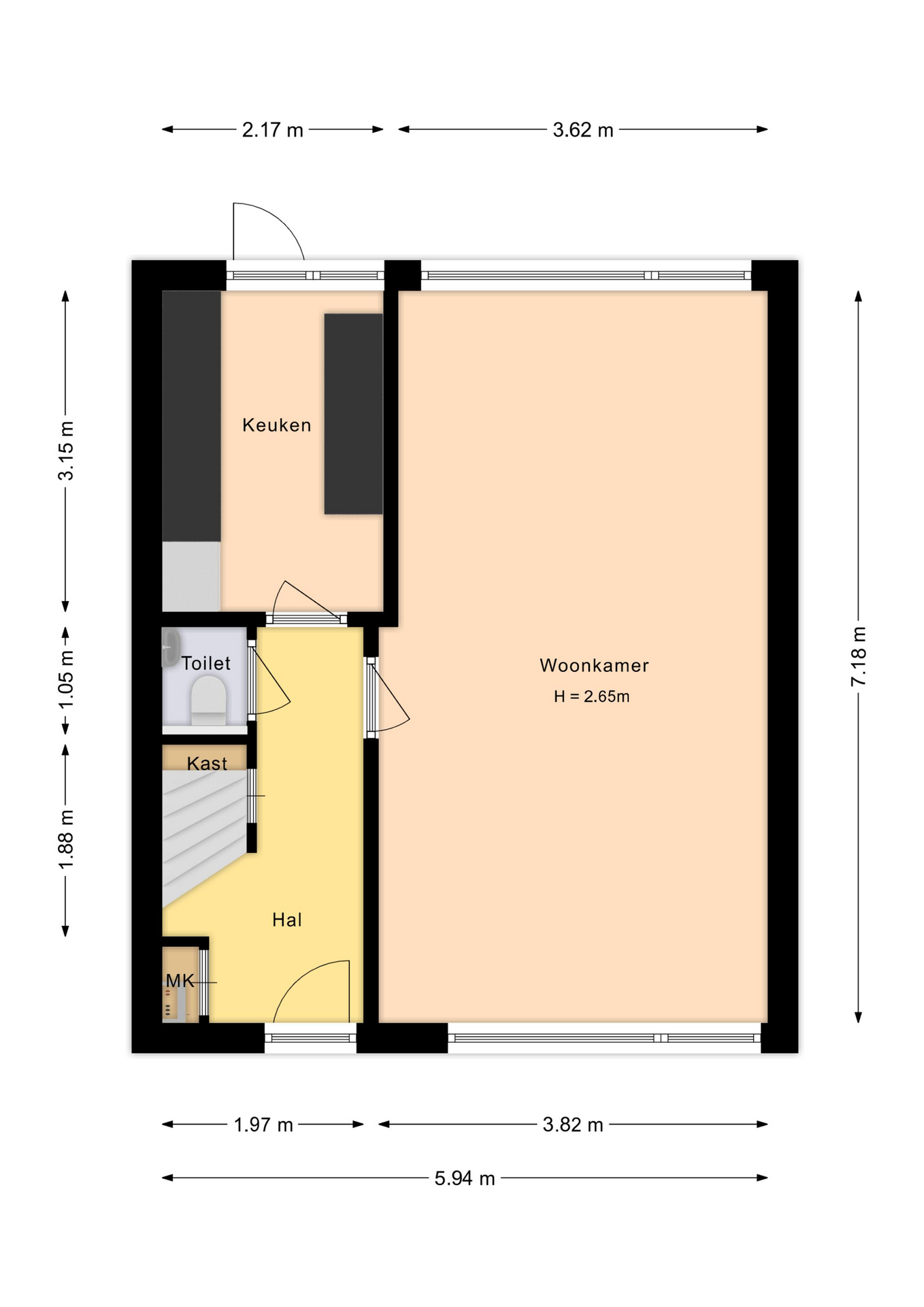 Plattegrond 1 van Uitlaat 42
