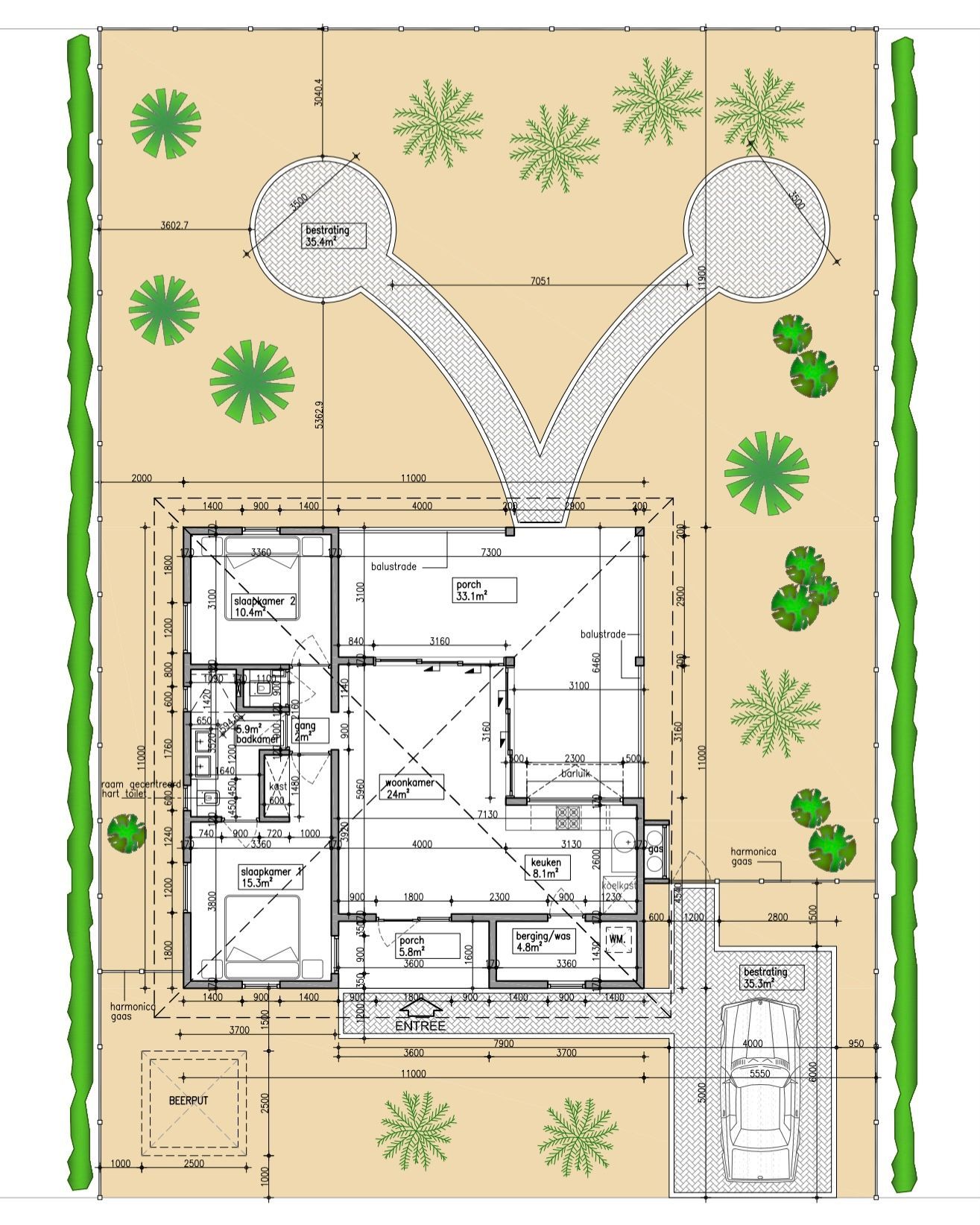Plattegrond 1 van Kaya Kratos 11