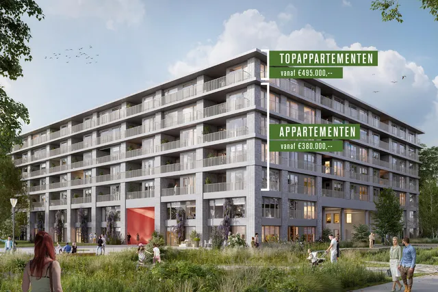 Foto 1 van Blossem Edison - 90 appartementen - Open Huis 31-10 van 11.00 tot 12.30 uur!