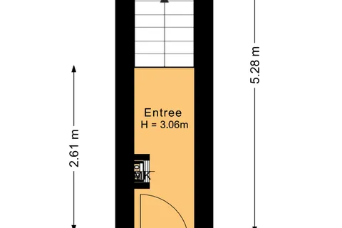 Plattegrond 1 van Nonnenveld 34A