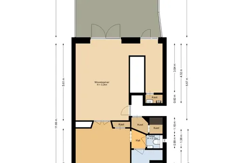 Plattegrond 1 van Stationsplein 7B1