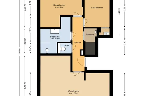 Plattegrond 1 van Stationsplein 7C1