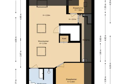 Plattegrond 1 van Stationsplein 7D1
