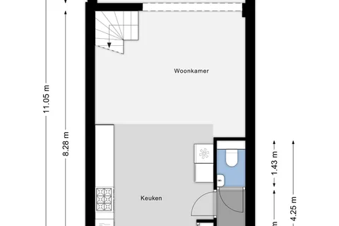 Plattegrond 1 van Haagweg 312
