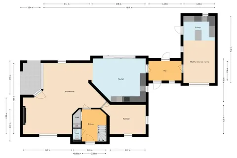Plattegrond 1 van Burgemeester Ballingsweg 2
