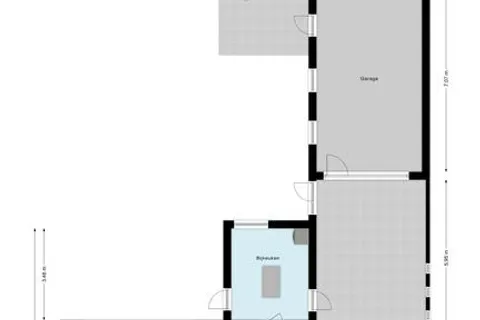 Plattegrond 1 van Dongenseweg 23