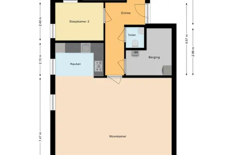 Plattegrond 1 van Constance Gerlingsstraat 24