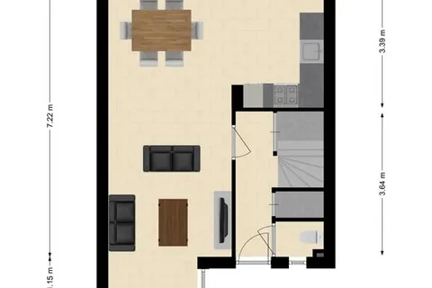 Plattegrond 1 van Kapitein Nemostraat 53