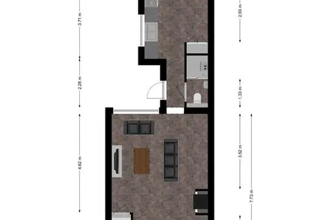 Plattegrond 1 van Dorpsstraat 40