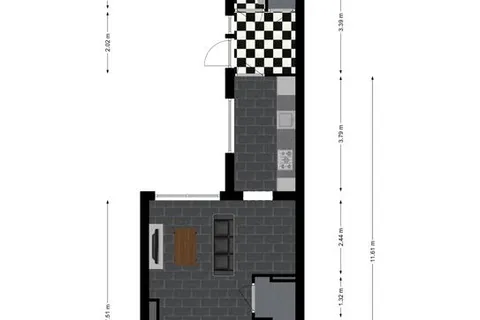 Plattegrond 1 van Van Hogendorpstraat 25