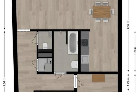 Plattegrond 1 van Boksdoornerf 98