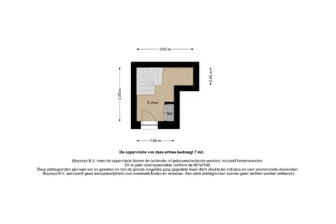 Plattegrond 1 van Nieuwstraat 109A
