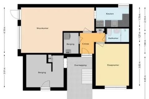 Plattegrond 1 van Looiersveld 54