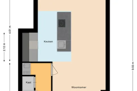 Plattegrond 1 van Doornbos 54