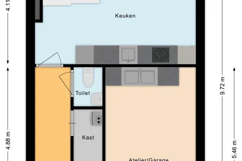 Plattegrond 1 van Stoomlederplein 28