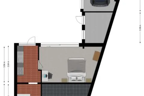 Plattegrond 1 van Ringbaan-Noord 268