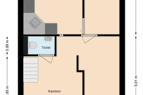 Plattegrond 1 van Steenakkerplein 11