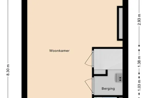 Plattegrond 1 van Belle van Zuylenstraat 37