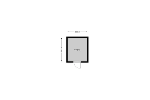 Plattegrond 1 van Julianastraat 42C