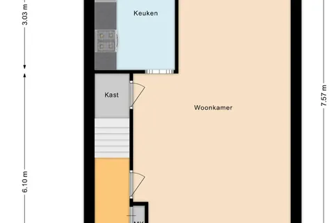 Plattegrond 1 van Hubertusveld 49