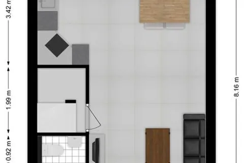 Plattegrond 1 van Holtenstraat 15
