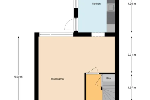 Plattegrond 1 van Polanenhof 15