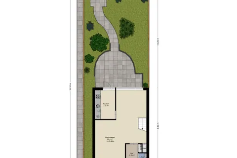 Plattegrond 1 van van Hogendorpstraat 88