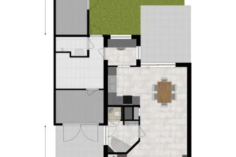 Plattegrond 1 van Krommeniestraat 62