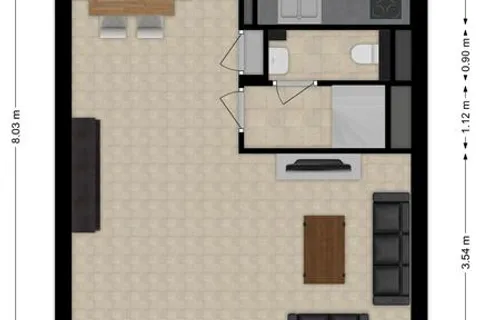 Plattegrond 1 van Pater van den Elsenpad 3
