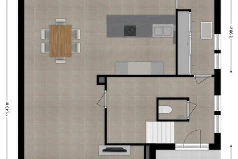 Plattegrond 1 van Hoogeinde 18