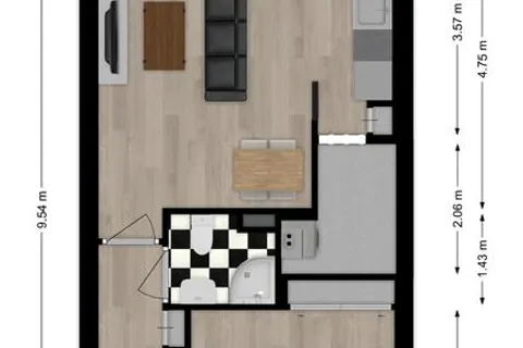 Plattegrond 1 van Don Boscostraat 95