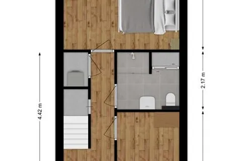 Plattegrond 1 van Chopinstraat 12